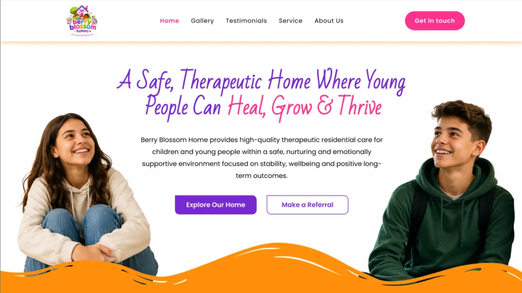 Berry Blossom Home – Safe & Therapeutic Digital for Child Care Services