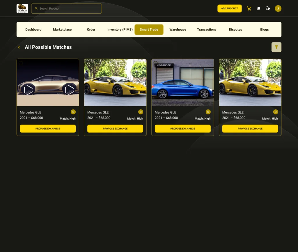 PHAMON AUTOMOTIVE Approach Mockup 1
