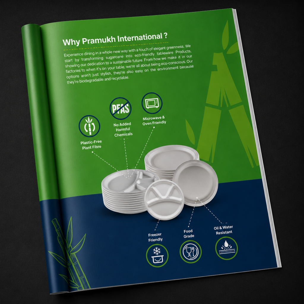 Pramukh international Brochure Showcase Mockup 1
