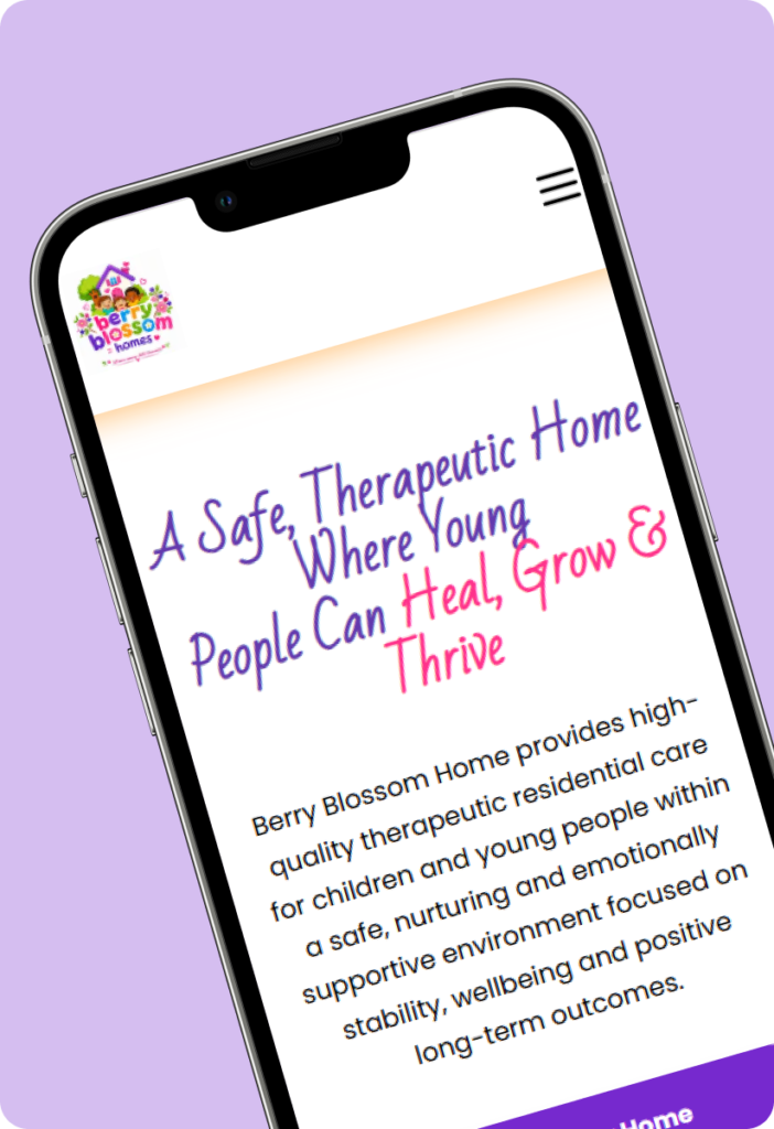 Berry Blossom Home Approach Mockup 2