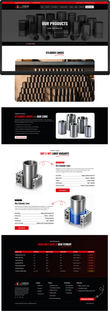 Jai Khodiyar Foundry Approach Mockup 1