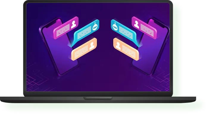 Real-Time Messaging & Communication Platform Showcase Mockup